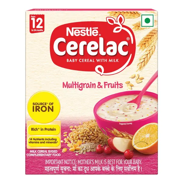 Cerelac Stage 4 Cereal Bib Multigrain & Fruit 300g