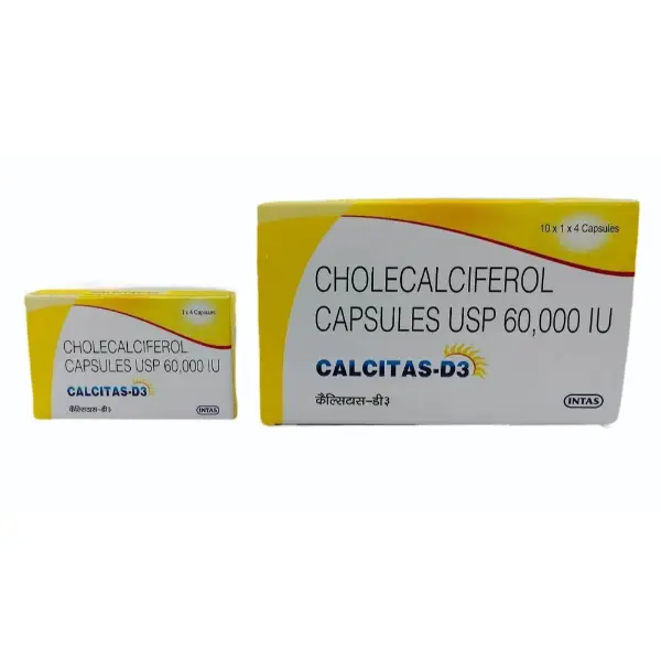 Calcitas D3 Softgel Capsule 4s