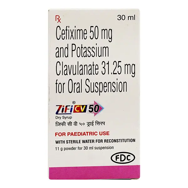 Zifi CV Dry Syrup 50mg 30ml