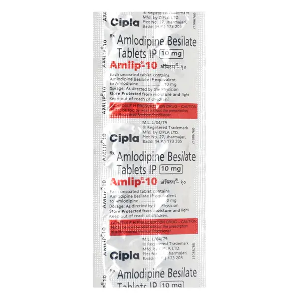 Amlip 10mg Tablet 10s