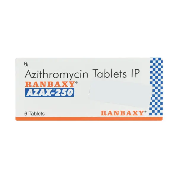 Azax 250mg Tablet 6s