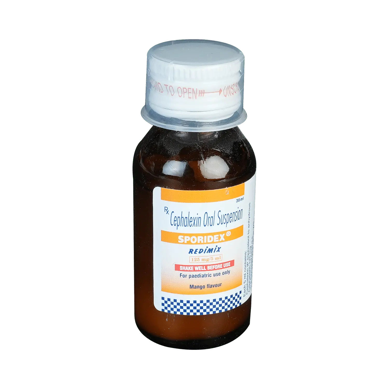 Sporidex Redimix 125mg Syrup 30ml