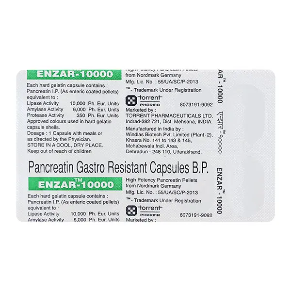 Enzar 10000mg Capsule 10s