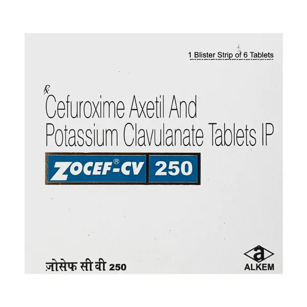 Zocef CV 250mg Tablet 6s