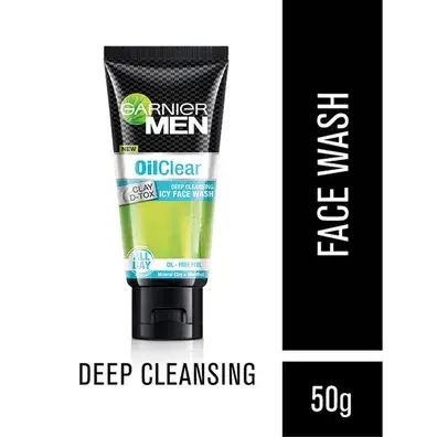Garnier Men Face Wash Oil Clear Icy 50g