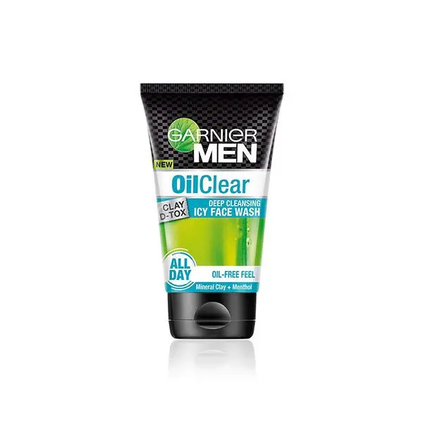 Garnier Men Face Wash Oil Clear Icy 100g