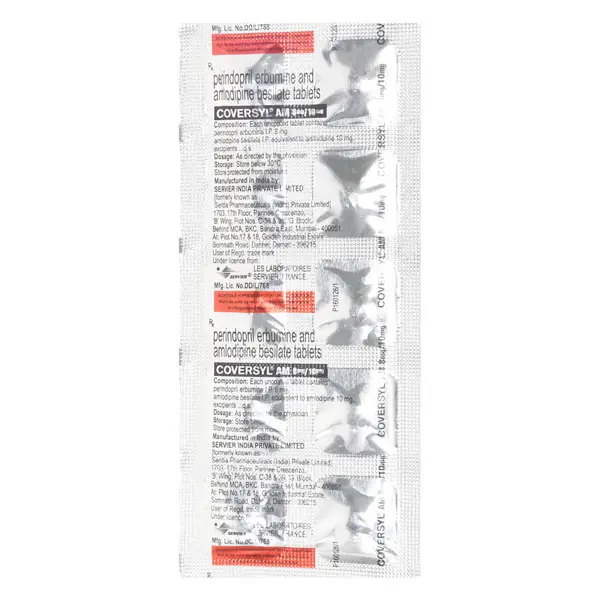 Coversyl AM 8/10mg Tablet 10s
