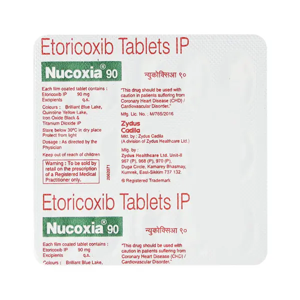 Nucoxia 90mg Tablet