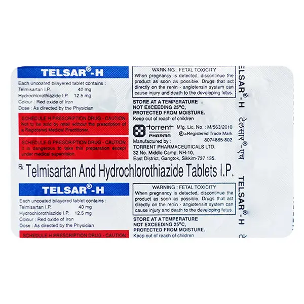 Telsar H 40mg Tablet 15s