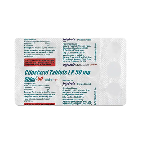 Stiloz 50mg Tablet 15s