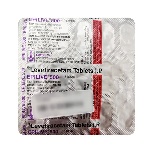 Epilive 500mg Tablet 15s