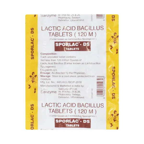 Sporlac DS Tablet 20s