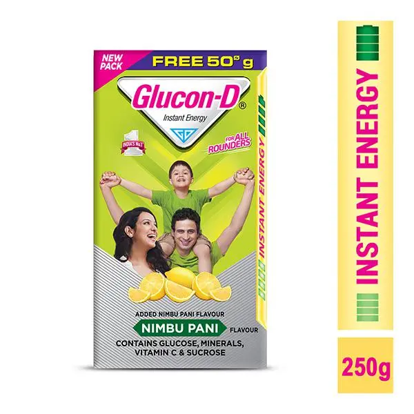 Glucon D Powder Refill Nimbu Pani 200g