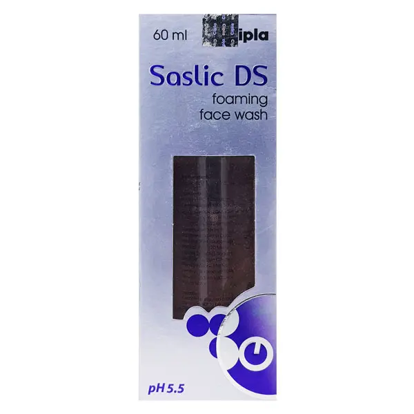 Saslic DS Foaming Face Wash 60ml 1s