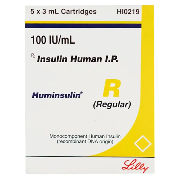 Huminsulin R Cartridges 3ml 1s