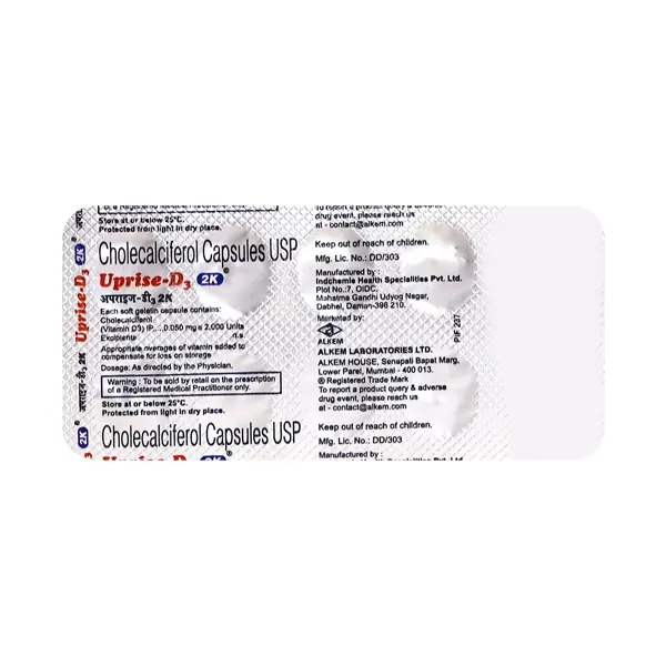 Uprise D3 2k Soft Capsule 10s