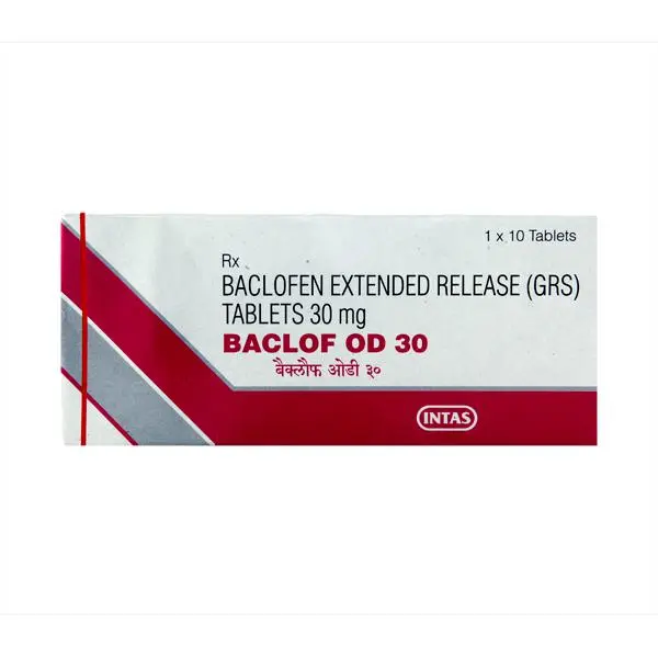 Baclof OD 30mg Tablet 10s