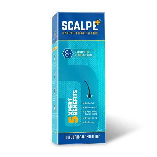 Scalpe Plus Anti Dandruff Shampoo Ketoconazole 2% w/v + Zinc Pyrithione 1% w/v