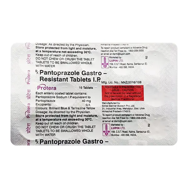 Protera 40mg Tablet 15s