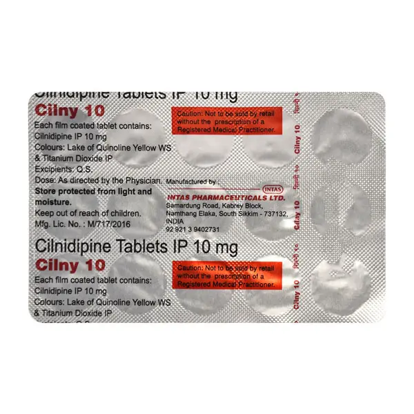 Cilny 10mg Tablet 15s