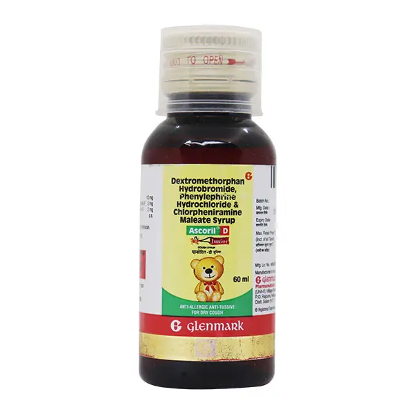 Ascoril D Junior Cough Syrup 60ml