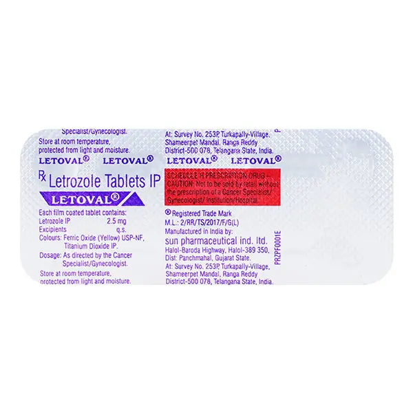Letoval 2.5mg Tablet 5s