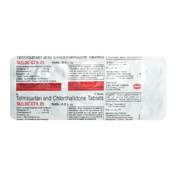 Tazloc CT 6.25 Tablet 10s