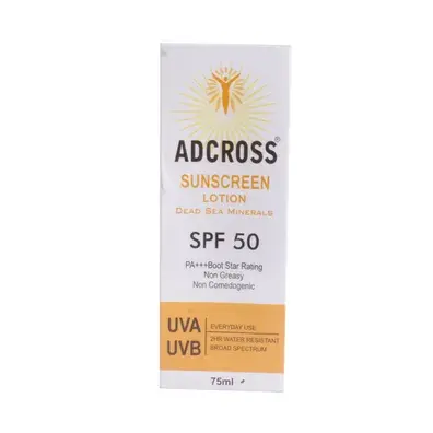 Adonis Adcross Sunscreen Lotion SPF50 75ml