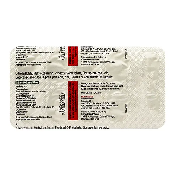 Macfolate Plus Capsule 10s