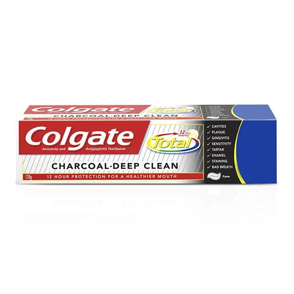 Colgate Toothpaste Total Charcoal Deep Clean 120g
