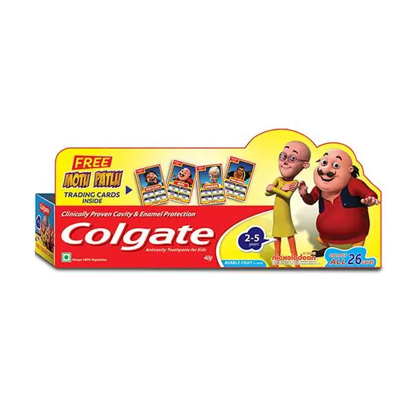 Colgate Toothpaste For Kids Bubble Fruit 2 5 Yrs 40g