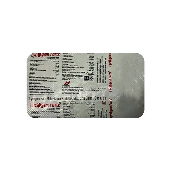 Lycogem Forte Capsule 10s
